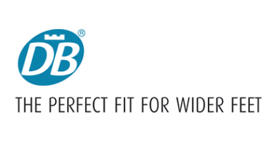 DB Shoes logo – British wide-fit footwear tailored for swollen or sensitive feet