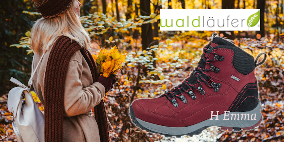 Waldlaufer 2020 winter footwear range promo image - H Emma