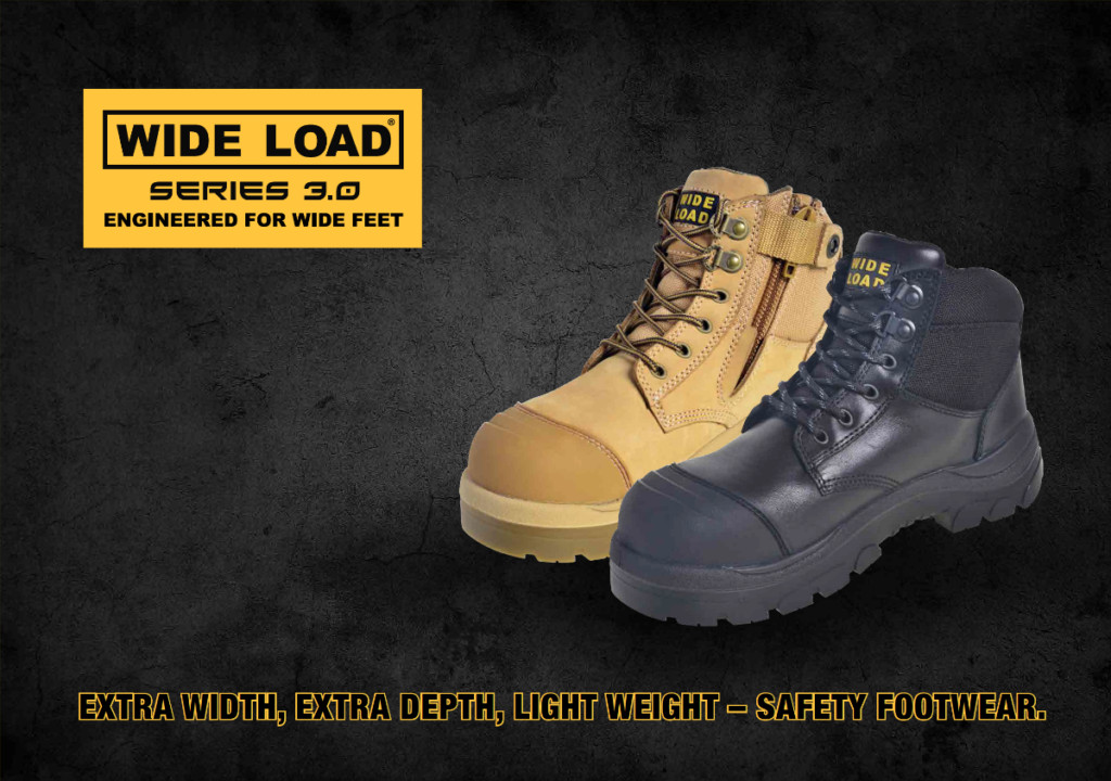 Wide load series 3 safety boots