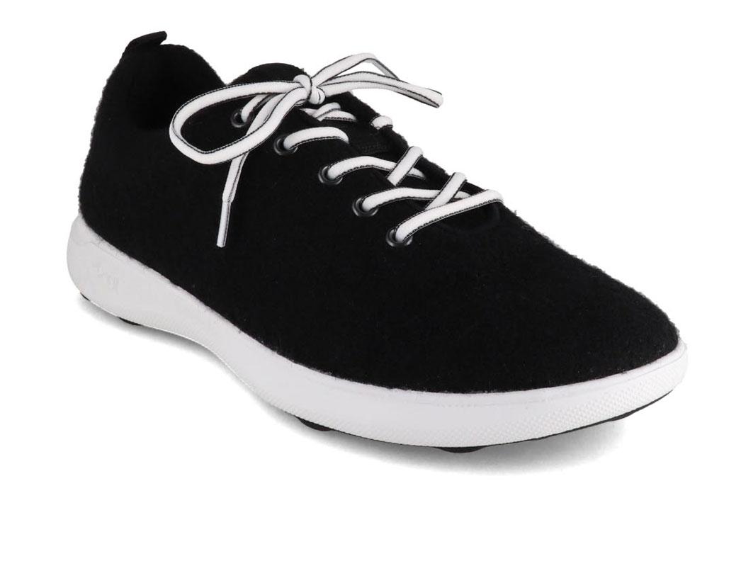 Haflinger Unisex Wool Sneaker Every Day 950001 Black