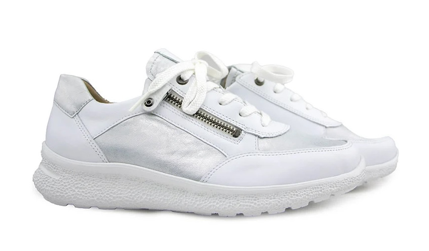 Hartjes - Rap shoe - Nappa Pragung - White Silver Hartjes - Rap shoe - Nappa Pragung - White Silver