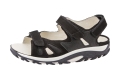 Waldlaufer Hanni 448001 Black Rocker Sandal